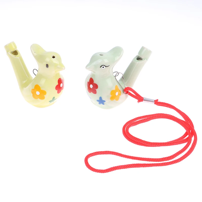 1pcs Creative Ceramic new Water Bird Whistle Kids 2025 Drawing Warbler Song Chirps Baby Bathtime Musical Toys Tea Tray Ornaments Tea Pets