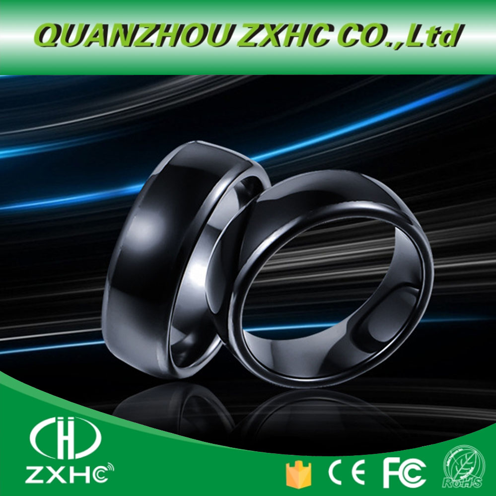 RFID Smart Ring ID or UID chip rewrite 125KHZ or 13.56MHZ RFID Ceramics Smart Finger B Ring Wear for Men or Women