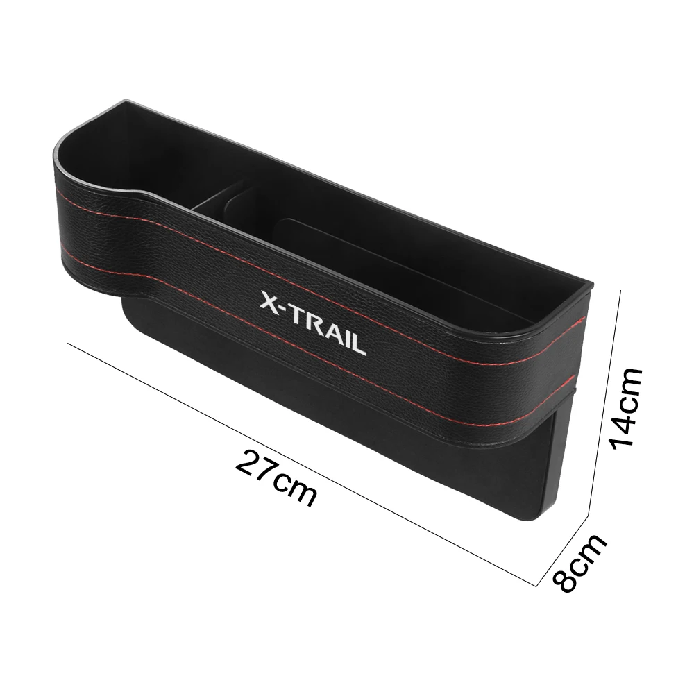 Car Seat Gap Organizer Storage Box Accessories For Nissan Qashqai J10 J11 Juke 2 Micra K12 K14 Leaf X-Trail T32 Sentra Murano