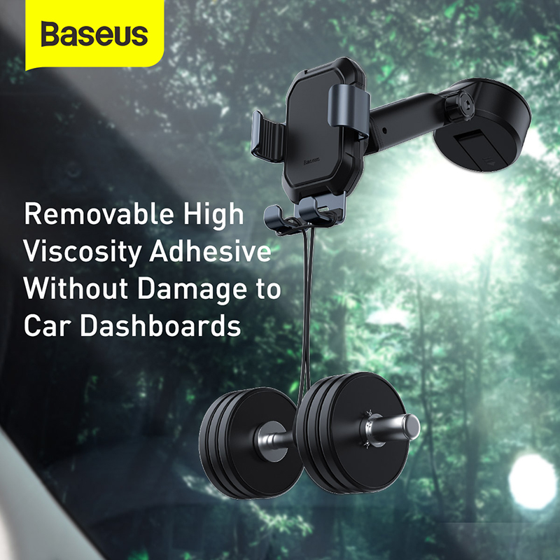 Baseus Car Phone Holder Dashboard Gravity Phone Holder Stand in Car Universal Mount GPS Support For iPhone Xiaomi Samsung Huawei