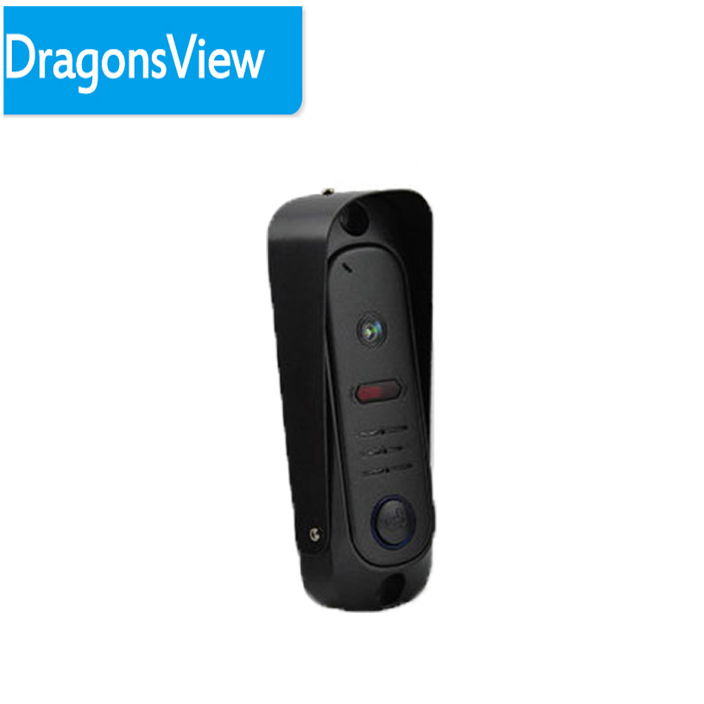 Dragonsview 7 Inch Video Door Phone with Doorbell Camera Video Intercom System Record HD for Villa and Apartment Night