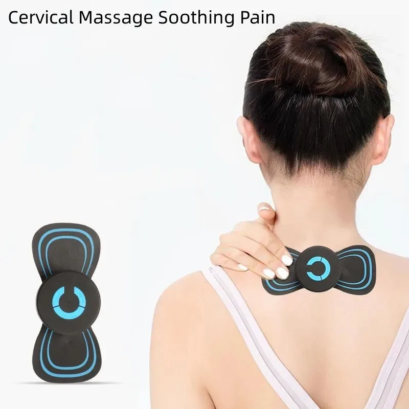 2Pcs Neck Massager Gel Pads Electric Neck Cervical Massager Body Massager Neck Massage Instrument Massager for Body Health Care