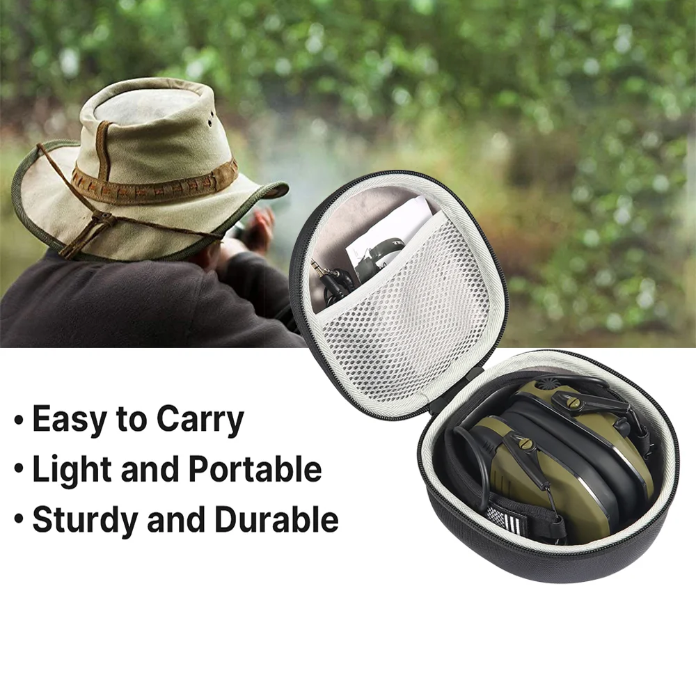 ARM NEXT military tactical headset hard body storage case / light headset case / electronic shooting earmuffs portable case