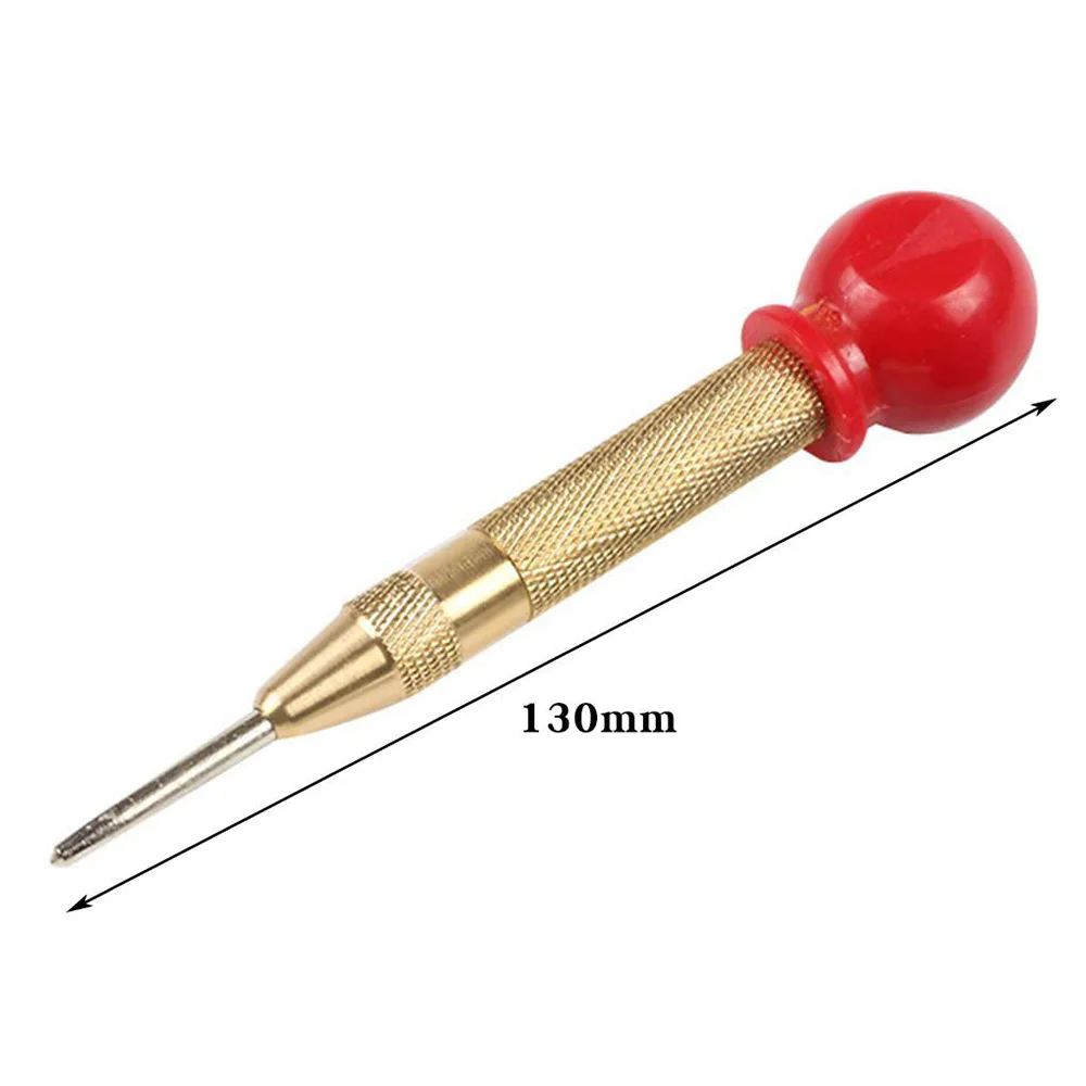 STONEGO 130mm Automatic Center Punch Drill Bit Spring Loaded for Marking Starting Hole Center Pin Punch Drill Bit