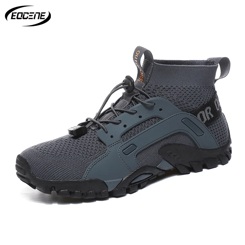 EOCENE Men Summer Mesh 2025 Barefoot Breathable Lightweight Shoes new Outdoor Trail Trekkin Hiking Mountain Climbing Sports Sneakers