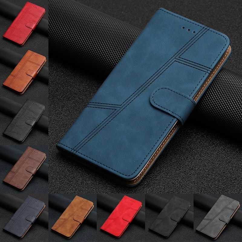 Leather Flip Wallet Case For Huawei P50 P40 P30 P20 2025 Pro P10 P8 Lite 2017 Honor 90 new Pro 50 Lite Nova 5T P Smart 2021 Protect Cover