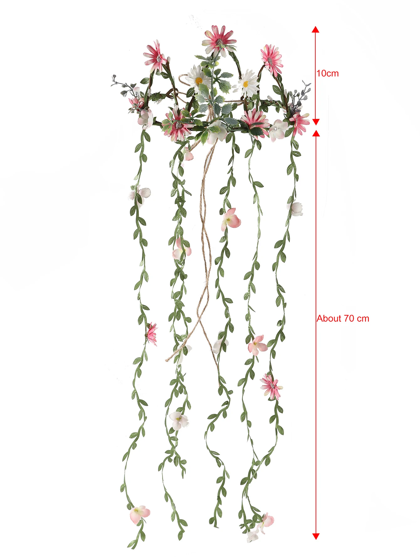 AWAYTR Women Girls Vine 2025 Flower Headband Bride Flower Crown Hairband Hair Accessories new Wedding Party Spring New Wreath Headwear