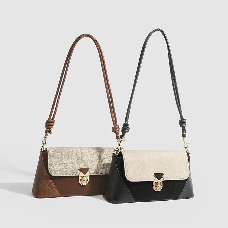 French atmosphere niche package women bag artistic and gentle style underarm bag versatile for commuting one shoulder bag trend