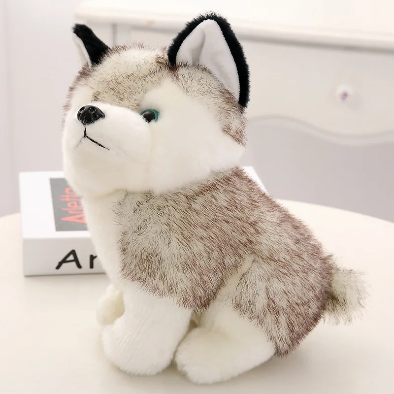 new Cute Husky Dog Plush Toy Soft Stuffed Doll Kawaii Children Toys Birthday Gift for Girl Fluffy Animal 2025 Dolls Size 20cm