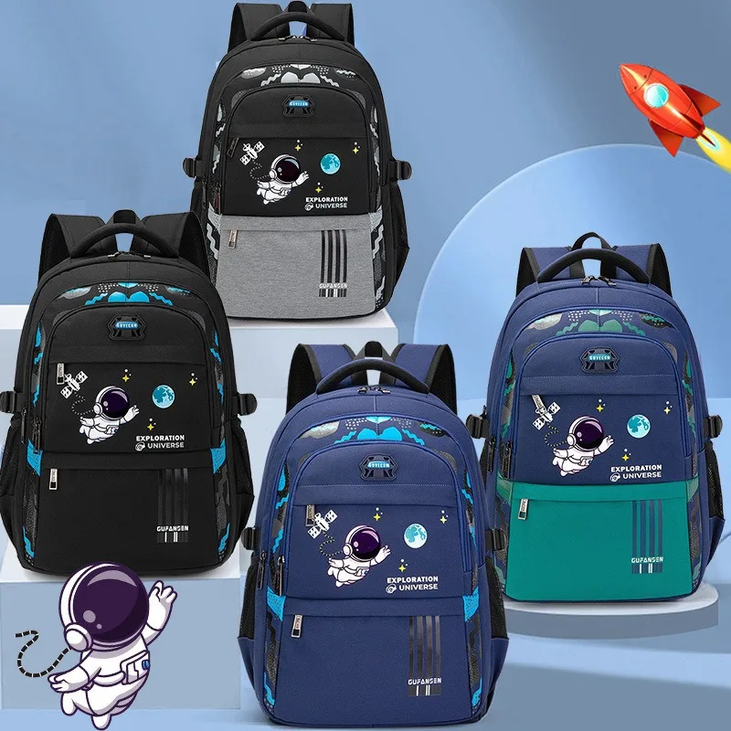 2023 New Children School Bags Kids Large Capacity Backpack In Primary Schoolbag Teenager Boys Waterproof Backpacks Book Bag