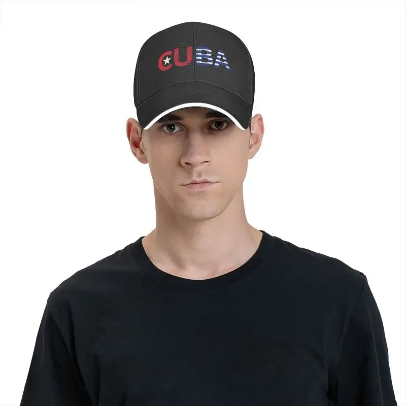 Custom Cuba new Baseball Cap Women Men Breathable Cuban Flag Dad 2025 Hat Streetwear