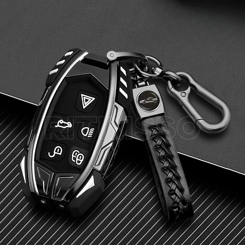 Alloy Car Remote Key Case Cover Holder Shell Fob For Land Rover Range Rover Sport Evoque Freelander For Jaguar XF XJ XE XJL XF