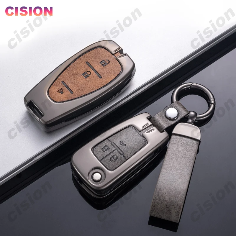Car Key Fob Cover Case Shell For Chevrolet Cruze Malibu Camaro Tracker Trax Trailblazer Aveo Sonic Spark Remote Holder Keychain
