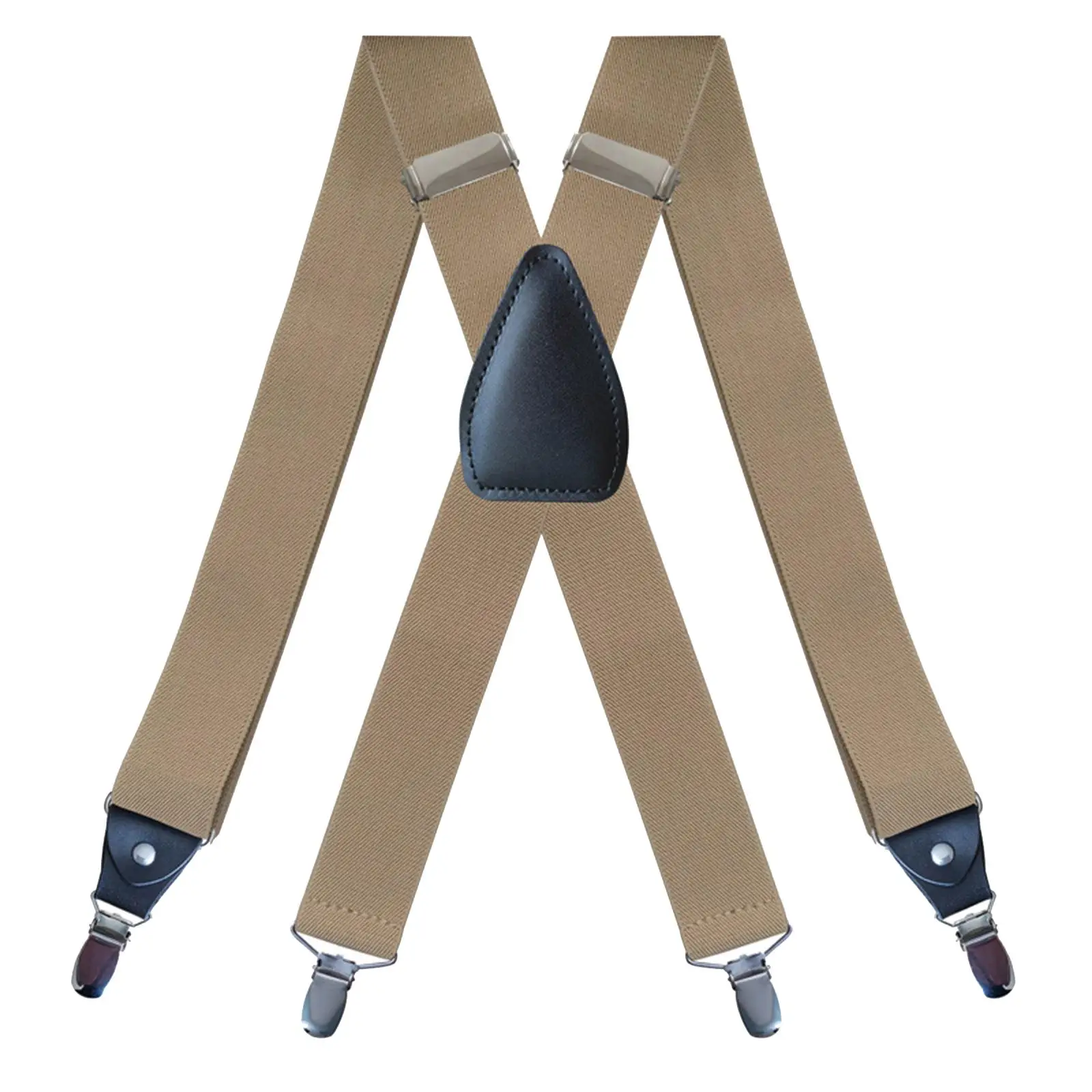 Men's Suspenders new 2025 Heavy Duty 4 Clips Pants Brace Unisex for Work Womens