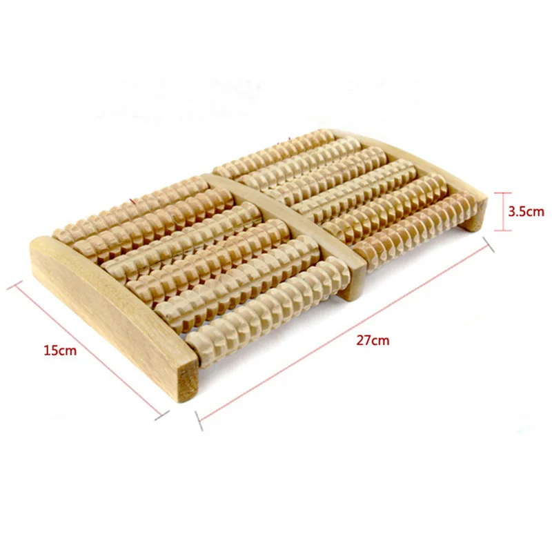 3 5 6 Raw Wooden Foot Massage Roller Relax Rest Relief Massager Spa Massager Anti Cellulite Pain Relief Foot Health Care Tools
