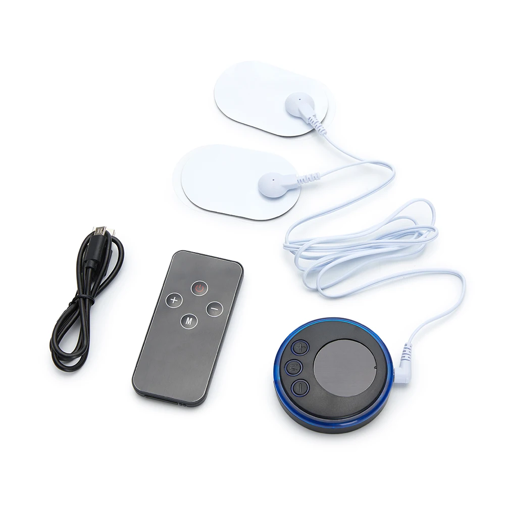 EMS Back Stretcher Electric Pulse Massager Patch Tens Cervical Masajeador Electrode Gel Pads Muscle Stimulator Neck Pain Relief