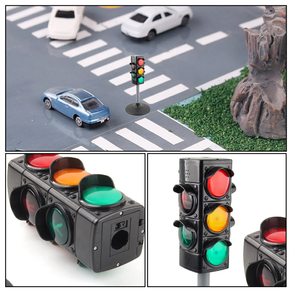 Simulated Traffic Light Signal Toy Childrens Toys Pretend Unique Educational Plastic Model Wooden