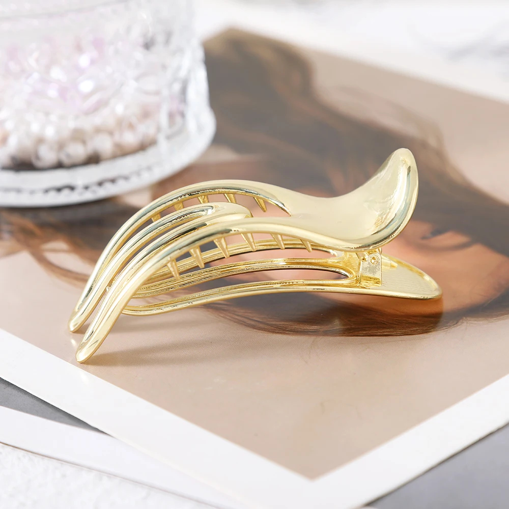 Chic Simple Metal Duckbill Clip Hairpin Back of 2025 Head Women Hair Claw Clips U-Shaped Grip Hair Clips for Girls new Hair Accessories