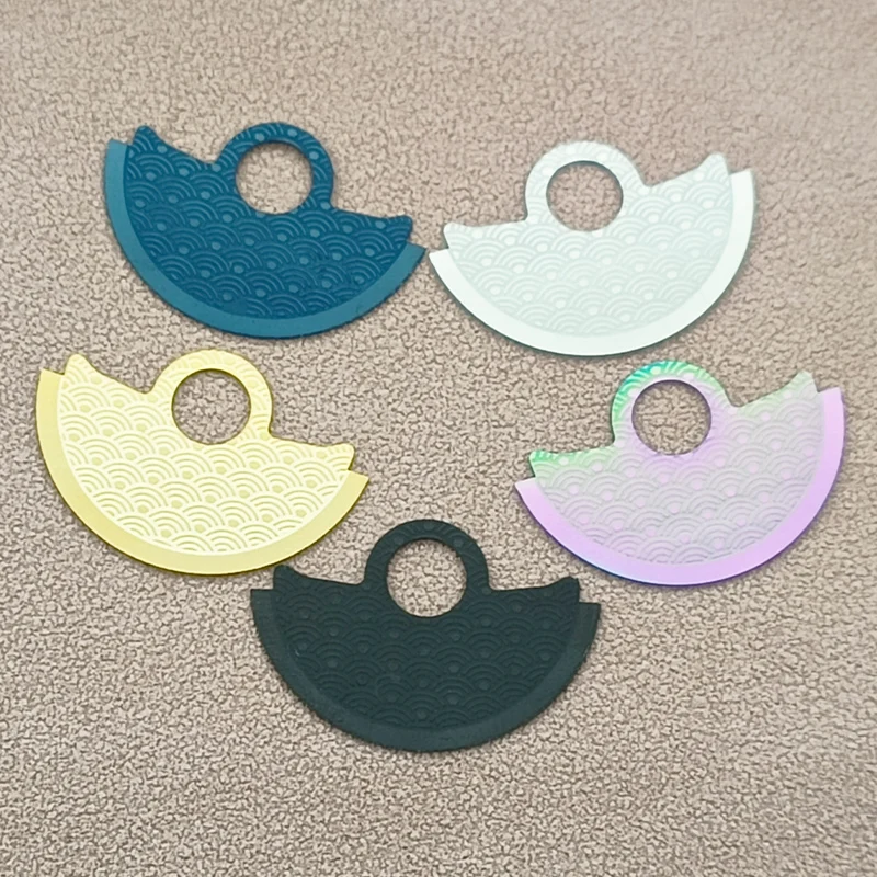 Wave Pattern NH35 NH36 Automatic Hammer Rotor Metal Patch Fit Seiko 4R35 4R36 NH35 NH36 Movement SKX007 Watch Movt Repair Guard
