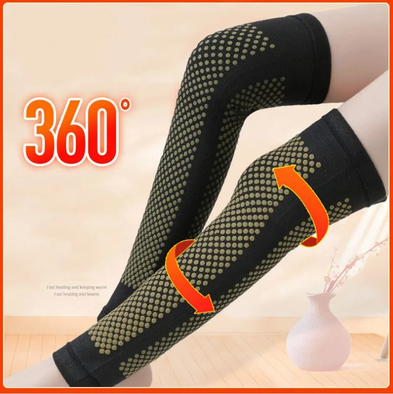 1Pair Wormwood Self new Heating Knee Sleeve Warmer Knee 2025 Pad Women Men Older Arthritis Joint Pain Relief & Tendonitis Injury Recovery
