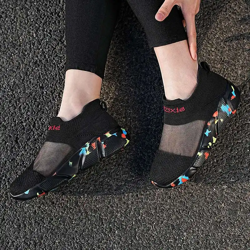 MWY Comfortable Woman Shoe Men's Sports Shoes Platform Sneakers Chaussure Femmes Lightweight Casual Shoes Plus Size 35-47