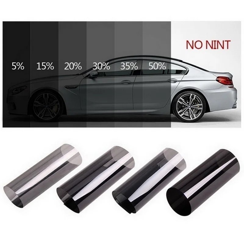 Window Tint new Film 50cm X 3/6m 1/5/15/25/35/50 Percent VLT Glass Sticker Sun Shade for Car UV 2025 Protector Car Tinting Film