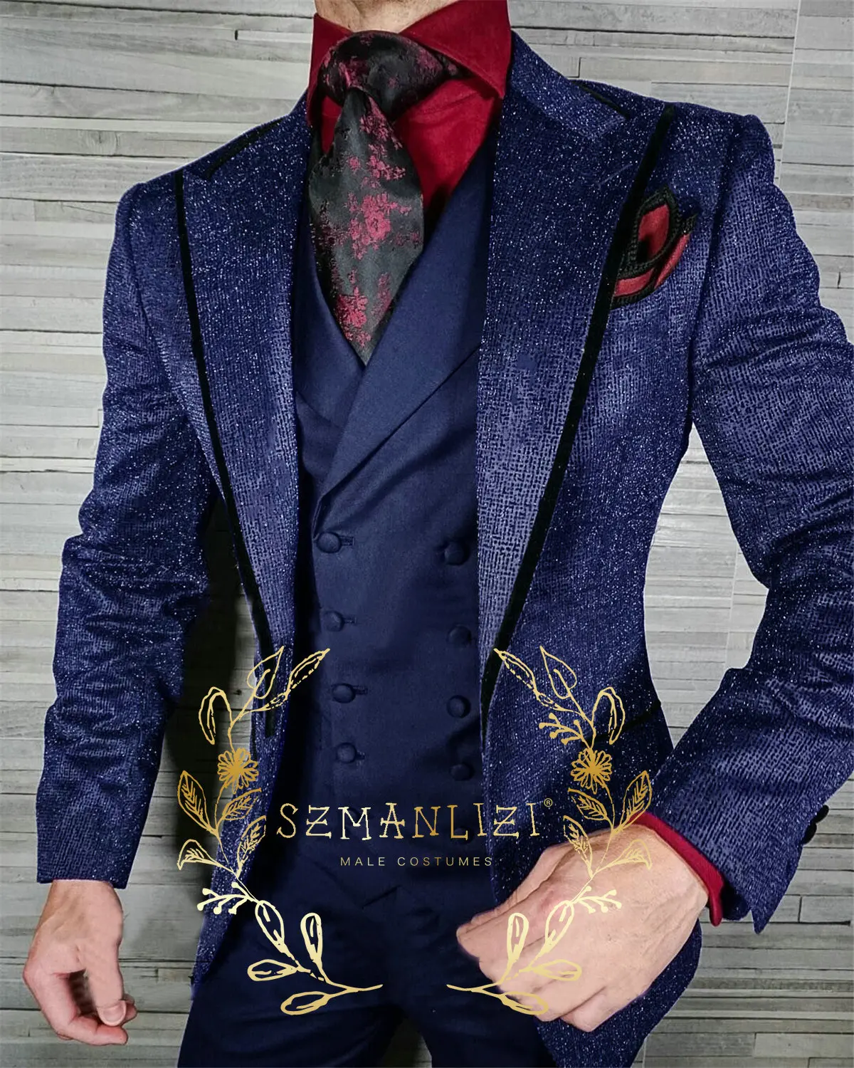 2023 Latest Deisgn Shiny Black Blazer Sets Men Suits Wedding Suits For Men new 3 Piece Slim Fit Men's Party Tuxedo Groom 2025 Formal Wear