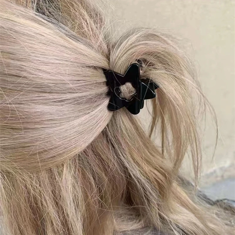 Star Hair 2025 Clips Sweet Hollow Star Hair Claw Barrettes Hair new Catch Clamps Daily Wearing Party Accessories for Womens Girls