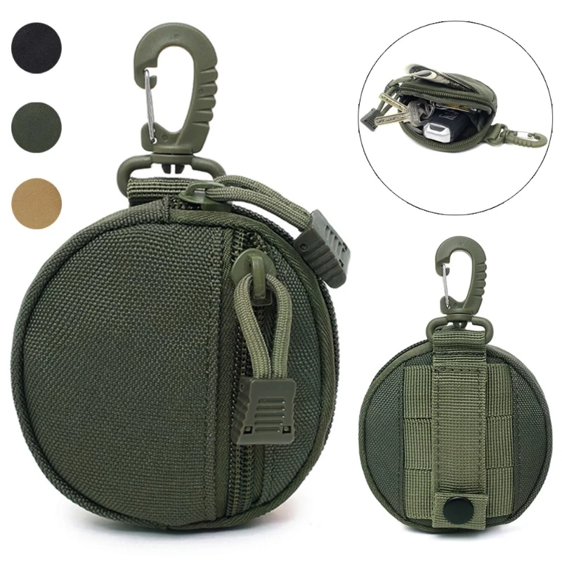 Tactical Wallet Pocket 1000D Military Accessory Bag Portable Mini Money Coin Pouch Keys Holder Waist Bag for Hunting Camping