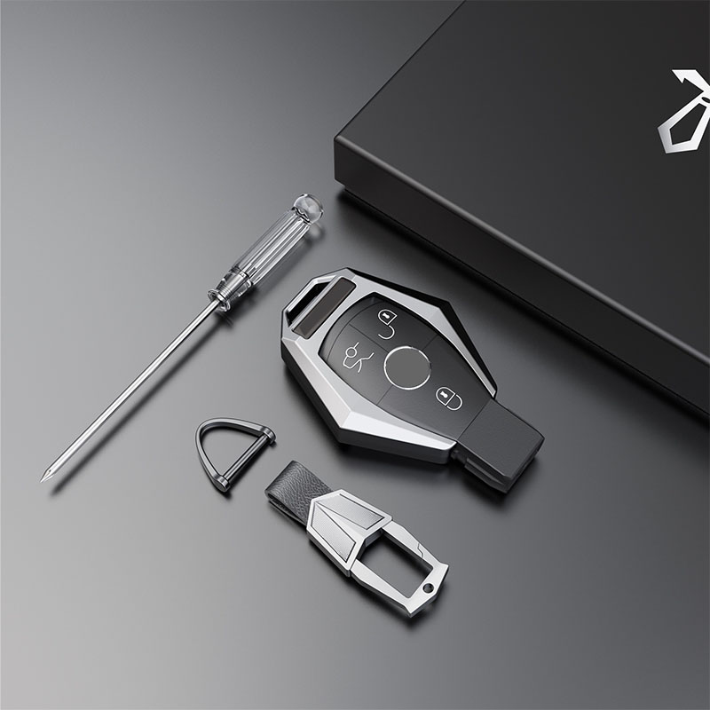 Zinc Alloy Car Key Case Cover for Mercedes Benz A B C E S G Class GlC CLE CLA CLS CLK GLB GLS SLK AMG W203 W211 W213 W204 W205