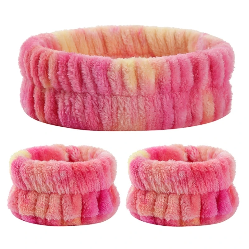 Wrists Washband Headband 2025 Scrunchies Cuffs Face new Washing Wristbands Absorbent Microfiber Wash Towel for Makeup Skincare