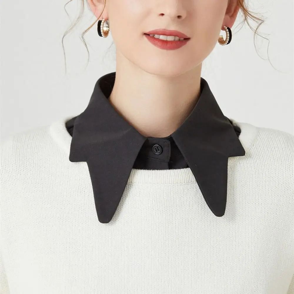 Shirt Fake new Collar Vintage Stand Detachable Shirt Collar Women Blouse Sweater Shirt 2025 Collar False Collar Lapel Top Collars Decor