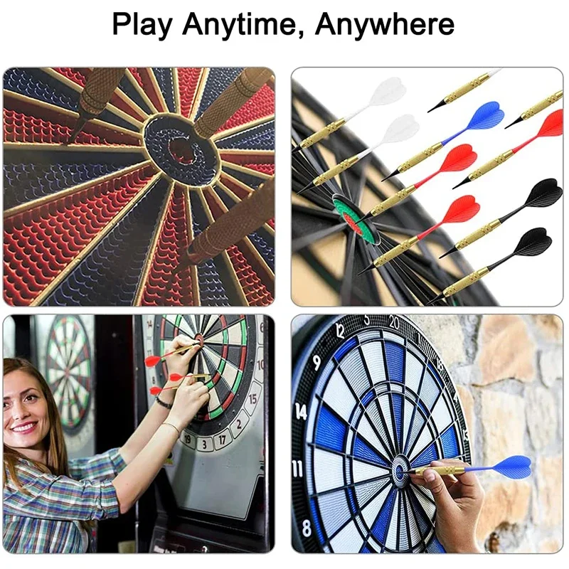 new 2025 100 PCS Colorful Soft Dart Tips 2BA Screw High Precision Professional Electronic Dart Replacement Plastic Accessories