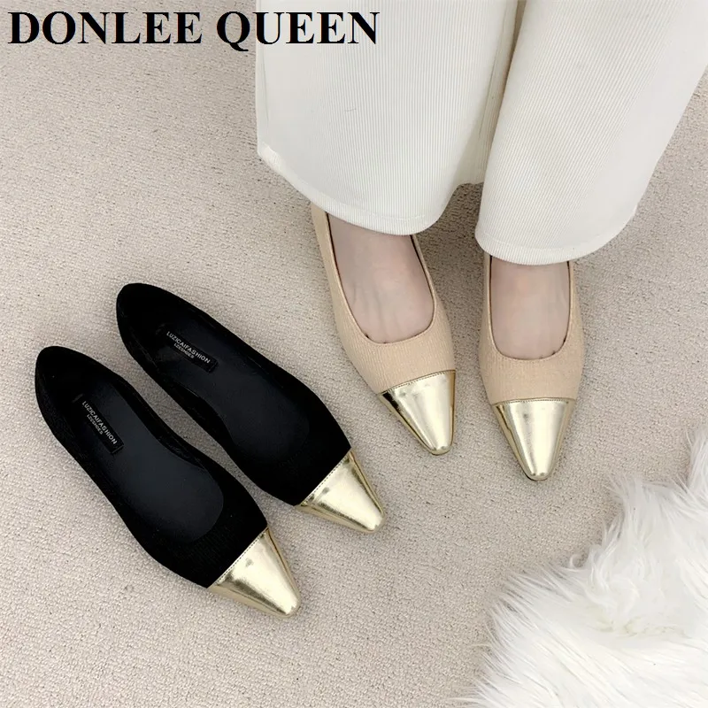 2023 New Autumn Flats Pointed Toe Retro new Mary Jane Shoes 2025 Women Casual Ballerinas Ladies Weekly Shoes Ballet Elegance Loafer Mujer