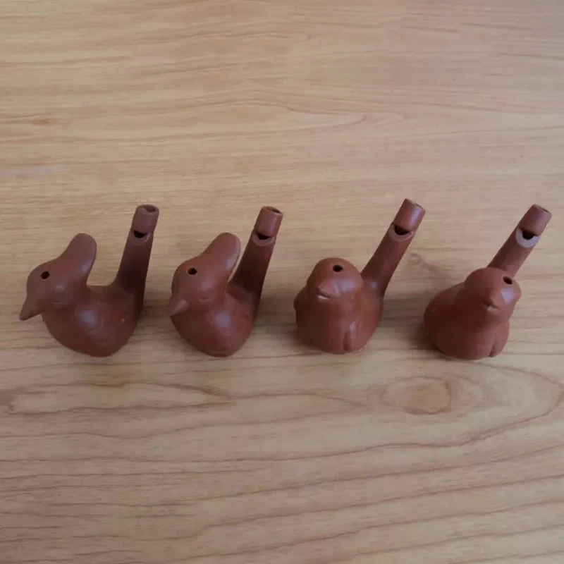 1pcs Creative Ceramic new Water Bird Whistle Kids 2025 Drawing Warbler Song Chirps Baby Bathtime Musical Toys Tea Tray Ornaments Tea Pets