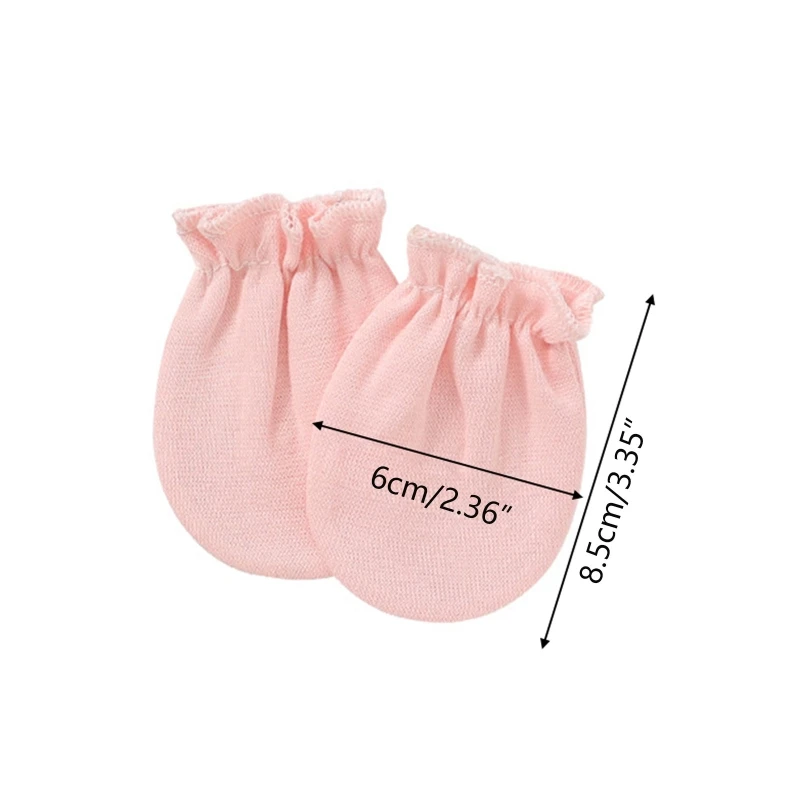 new Infant Boy Girl Handguard Gloves Hand Socks Newborn 2025 for PROTECTION Face Scratch Hands Gloves Solid Color No Scratch Mitt
