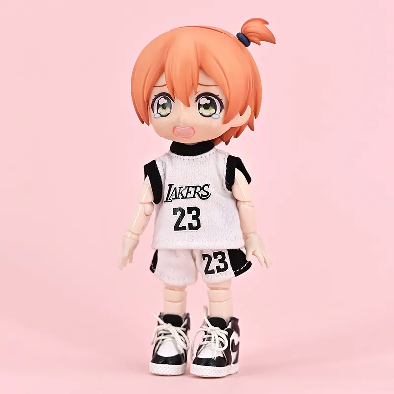 New Ob11 Doll Basketball Sportswear Clothes Dolls Sports T-Shirt Shorts For Obitsu11, Gsc, Molly, P9, Ymy, 1/12bjd Toy