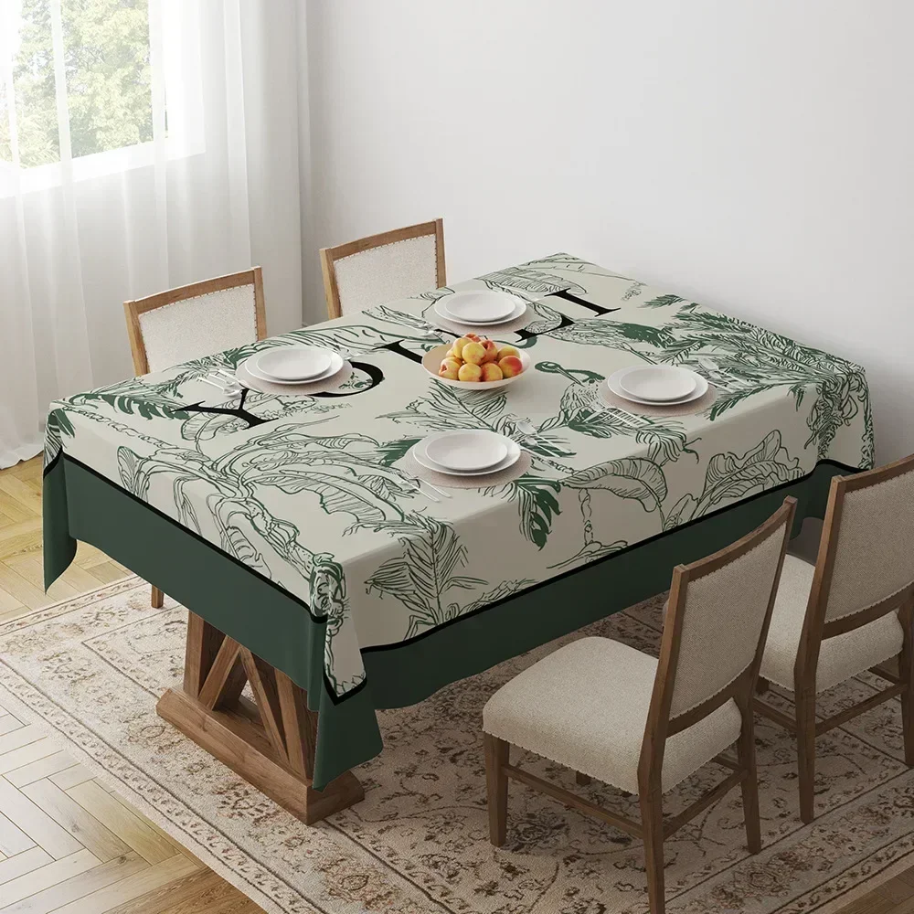 Geometric Dining Decorative Desk Towel Square Tabloth Sous Verre De H56K01