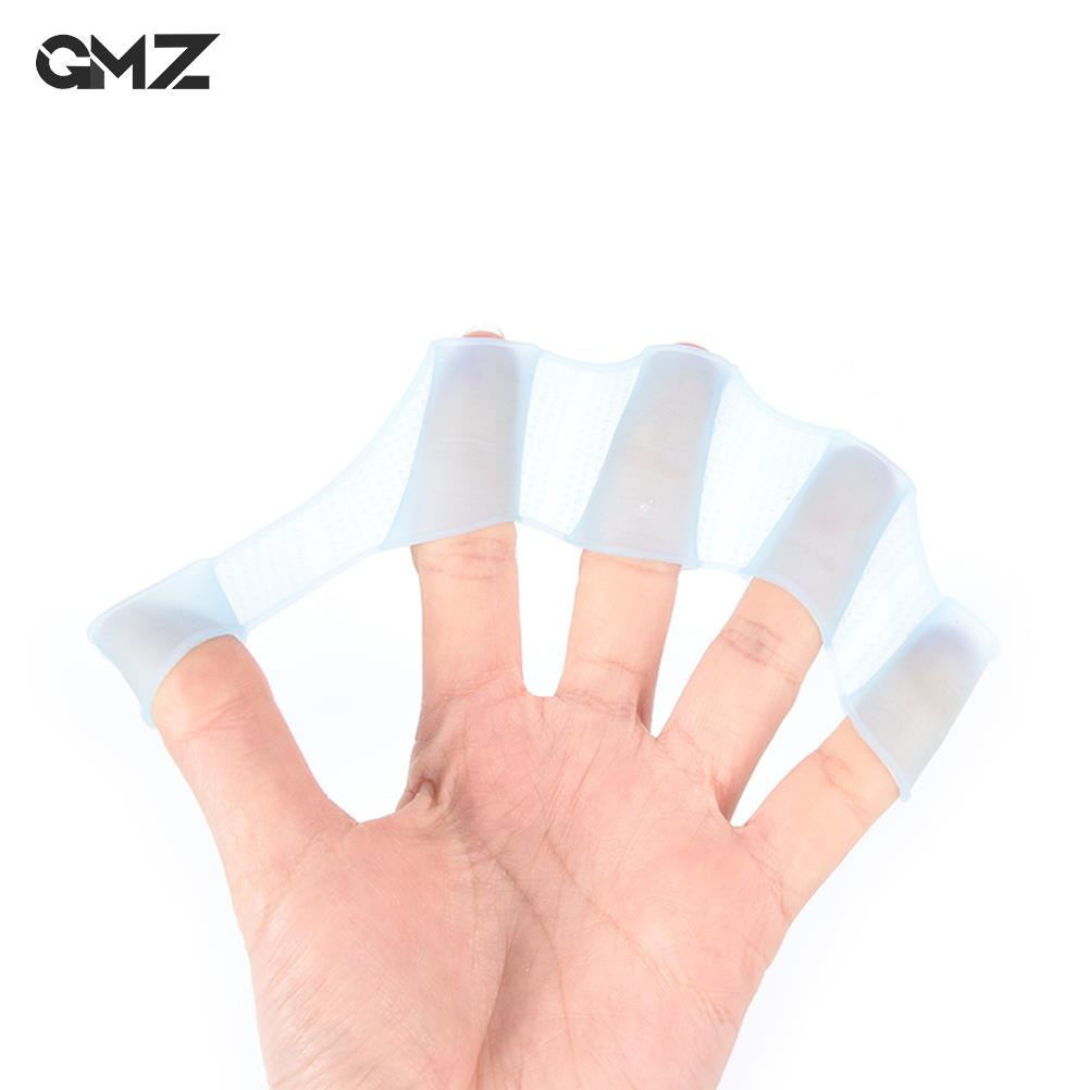 1pc Swimming Flippers Hand Swim Trainning new Finger Gloves 2025 Unisex Frog Type Silicone Fins Webbed Paddle