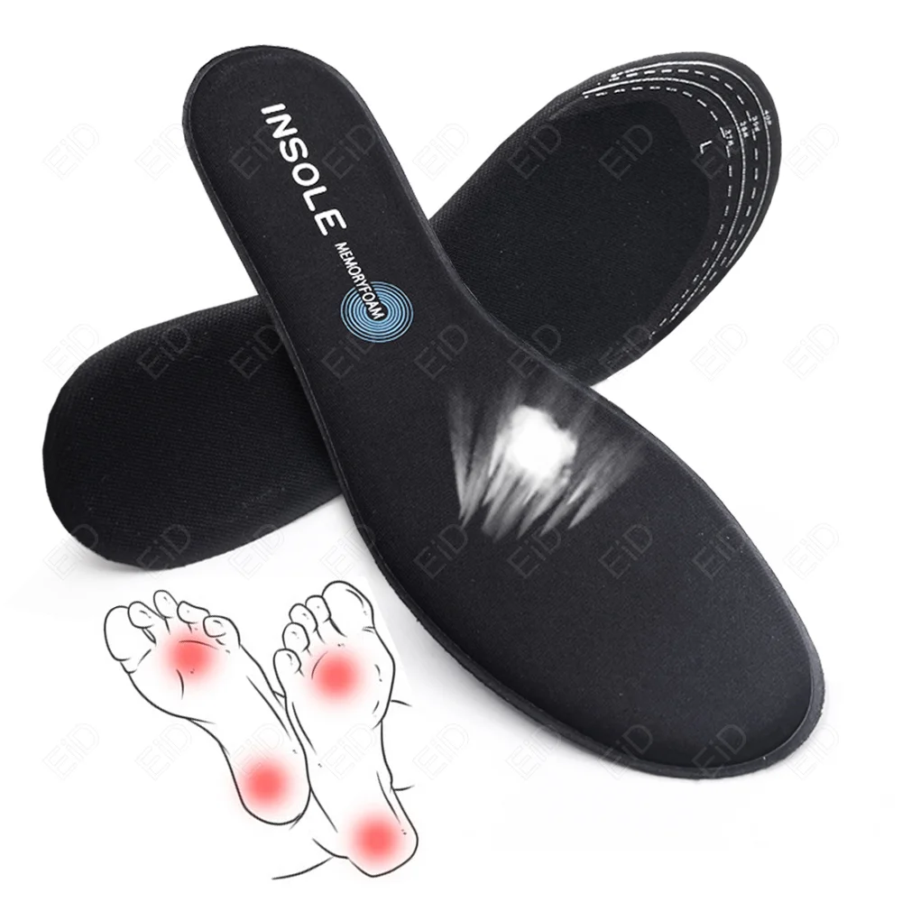 EiD Sports insoles Soft Sole High Elasticity 2025 Shoe new Pads Anti-pain Deodorant Insole Flat Arch Full Pad Heel Pad Running Insoles