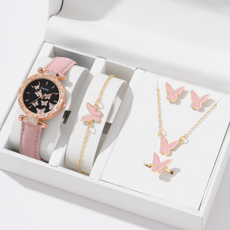 Luxury Women Watch Bracelet Watches Set Female Leather Band Ladies Quartz Wristwatch Female Clock Zegarek Damski Relogio