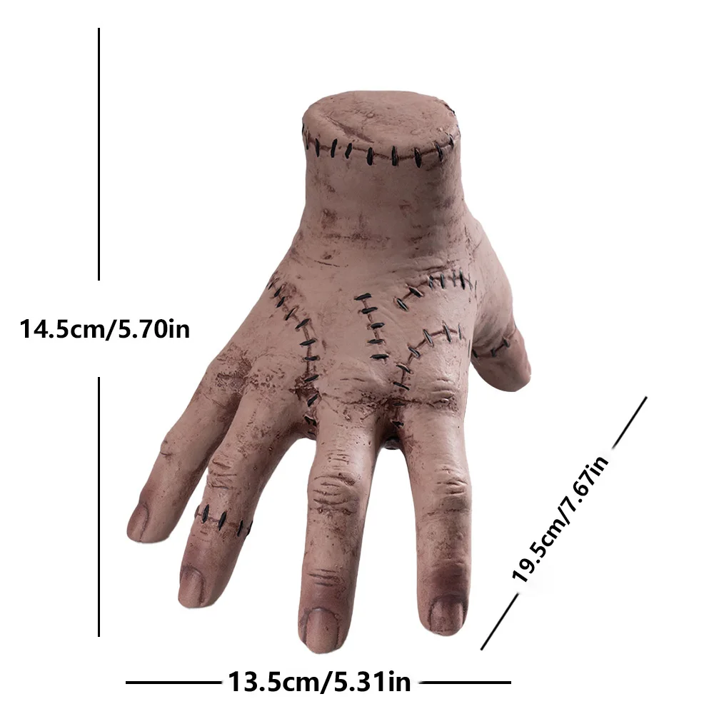 Horror Wednesday 2025 Thing Hand From Addams Family Cosplay Latex new Figurine Home Decor Desktop Crafts Halloween Party Costume Prop