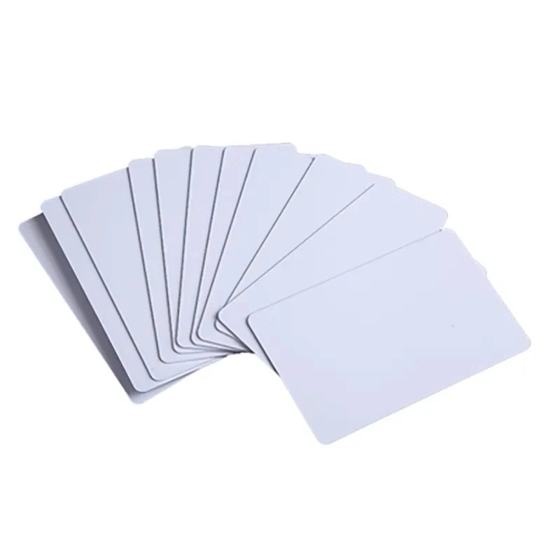 10Pcs Ntag216 NFC 13.56MHz RFID Smart Thin White Tag Card For All NFC Phones Fast Shipping