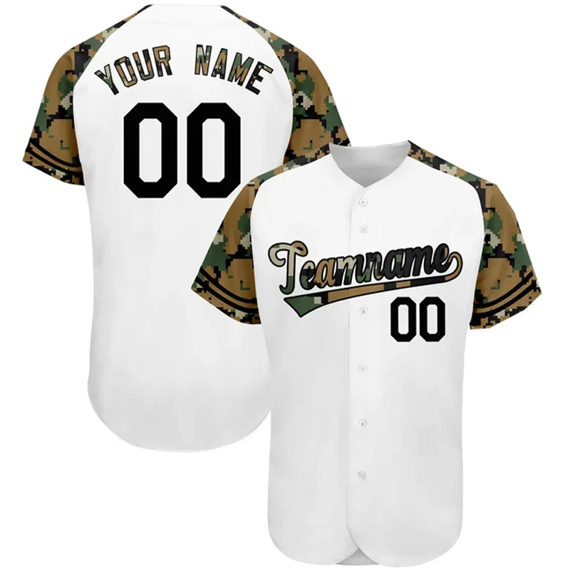 White Custom Baseball Jersey Shirt 3D Printed Embroidered for Men and Women Shirt Casual Shirts Hip new Hop 2025 Unisex Tops