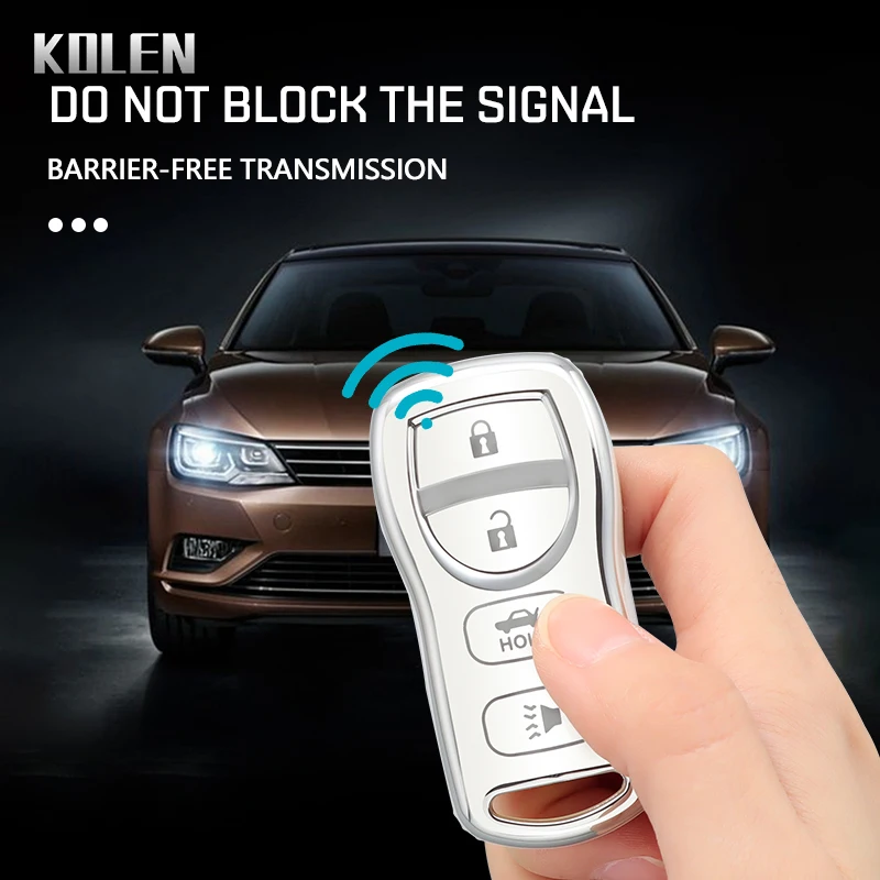TPU Car Remote Key Case Cover Shell Fob For Nissan Sentra Armada 350Z Altima Maxima For Infiniti FX35 EX35 FX45 QX56 G35 M45 I35