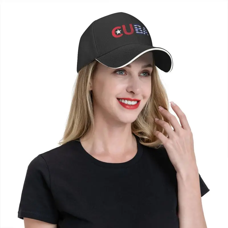 Custom Cuba new Baseball Cap Women Men Breathable Cuban Flag Dad 2025 Hat Streetwear
