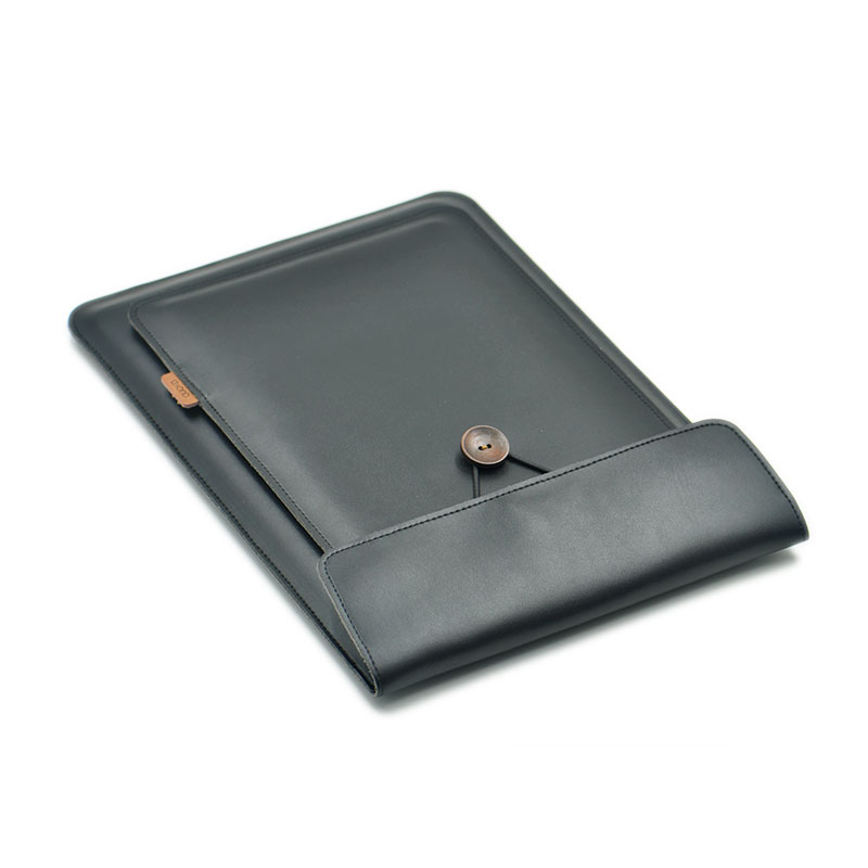 Double Layer High Capacity 13 Inch Laptop Bag Cover PU new Leather Sleeve 2025 Case For M1 M2 Book Pro Air 13.3 13.6 Dell HP