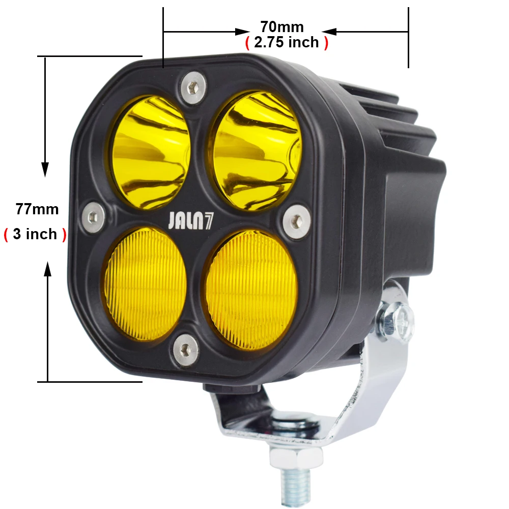 JALN7 Offroad LED Driving Lights 4x4 Pods Motorcycle 3 Inch 40W Headlight Fog Jeep Lada 4WD Bulb ATV UTV Pickup Truck SUV 2pcs