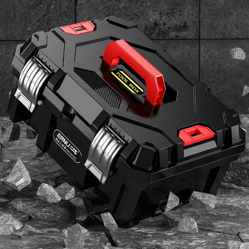 Multifunctional Large Tool Box Waterproof Shockproof Sealed for Household Storage Electrician Woodworking Plastic Tool Box