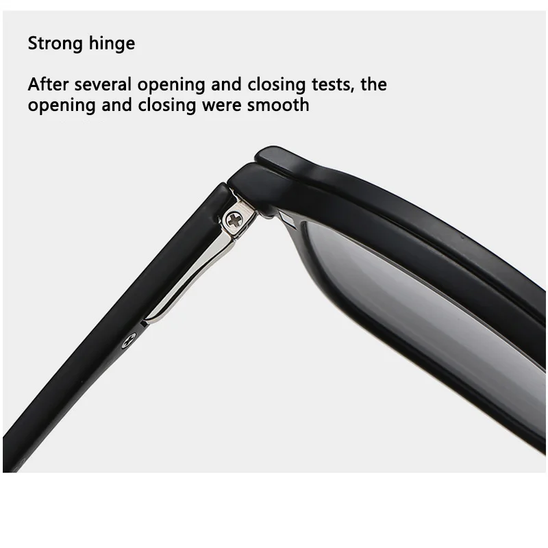 6PCS 2025 Magnetic Polarized Clip new On Sunglasses Women Men Plastic Frame for Night Driving Sunglasses UV400